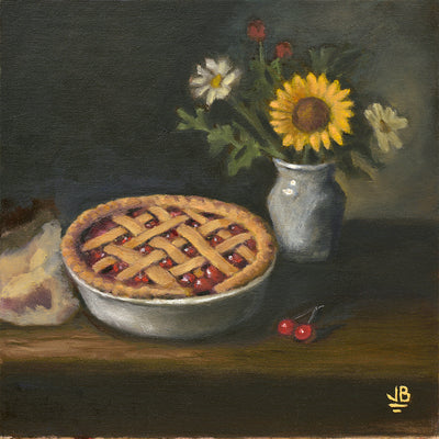 Cherrie Pie and Sunflowers